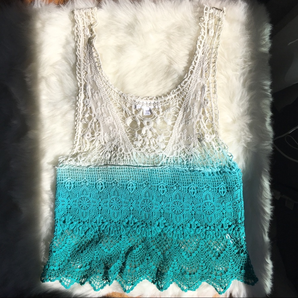 ⭐️BOGO FREE! Lace Ombré Tank Top